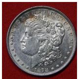 1878 Morgan Silver Dollar 7 over 8 Tail Feathers