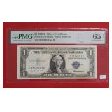 1935F $1 Silver Certificate FR#1615 PMG 65 EPQ