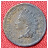 1864 Bronze Indian Head Cent