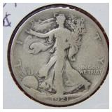 1921 S Walking Liberty Silver Half Dollar Coin