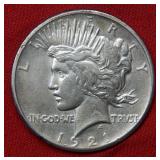1921 Peace Silver Dollar Coin