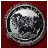 2014 Australia 1oz .9999 Silver Koala Coin