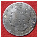 1885 Morgan Silver Love Token Coin