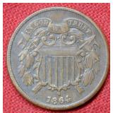 1864 Two Cent Piece