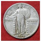 1928 D Standing Liberty Silver Quarter