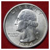 1934 Washington Silver Quarter