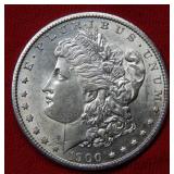 1900 S Morgan Silver Dollar Coin