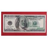 1996 $100 Federal Reserve Note - Error