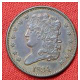 1834 Bust Half Cent