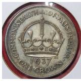 1937 Great Britain Silver Crown ***
