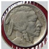 1925 S Buffalo Nickel - Two Feathers Variety