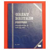 (22) Great Britain Pennies 1881-1901 with book
