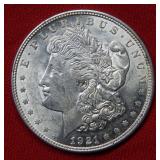 1921 D Morgan Silver Dollar