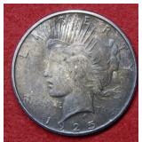 1925 S Peace Silver Dollar