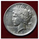 1921 Peace Silver Dollar Coin