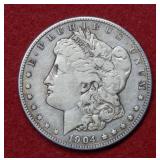1904 S Morgan Silver Dollar Coin