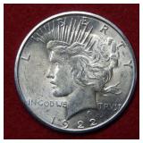 1922 S Peace Silver Dollar Coin