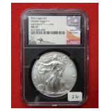 2021 Type 1 Silver Eagle 1oz NGC MS70