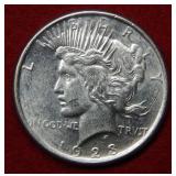 1923 D Peace Silver Dollar