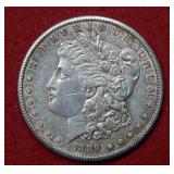 1889 S Morgan Silver Dollar Coin
