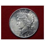 1922 S Peace Silver Dollar