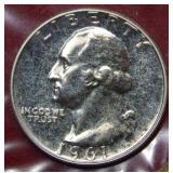1961 Washington Silver Quarter