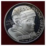 Wayne Gretzki 1oz .999 Silver Round
