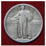 1924 Standing Liberty Silver Quarter