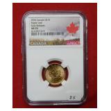 2024 Canada Gold $10 Maple Leaf NGC MS70