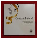 2022 Silver Eagle 1oz with free US Mint Card