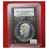 1972 S Ike Silver $1 Coin ***