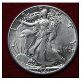1941 Walking Liberty Silver Half Dollar