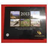 2013 America the Beautiful Quarter Set