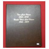 (14) Two and Three Cent Pieces with free book