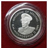 Kingdom of Lesotho Silver Jubilee Silver Comm