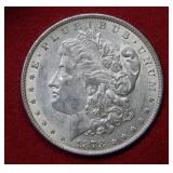 1878 REV of 1879 Morgan Silver Dollar Coin