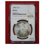 1898 O Morgan Silver Dollar NGC MS64