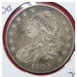 1832 Bust Silver Half Dollar