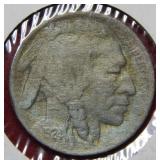 1924 D Buffalo Nickel - grainy