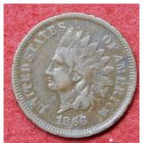 1866 Indian Head Cent Coin