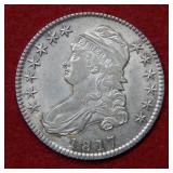 1817 Bust Silver Half Dollar - Early Date