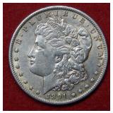 1891 CC Morgan Silver Dollar