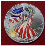 1999 Colorized 1oz Silver Eagle