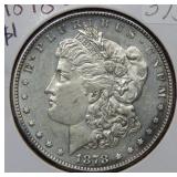 1878 S Morgan Silver Dollar Coin