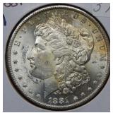 1881 CC Morgan Silver Dollar Coin