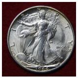 1944 S Walking Liberty Silver Half Dollar