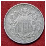 1868 Shield Nickel