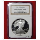 1987 S Silver Eagle 1oz NGC PF69 Ultra Cameo