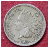 1862 Indian Head Copper Nickel Cent