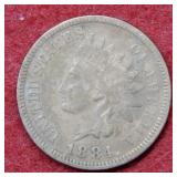 1884 Indian Head Cent